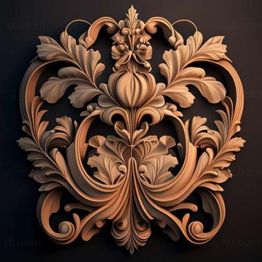 3D model rococo (STL)